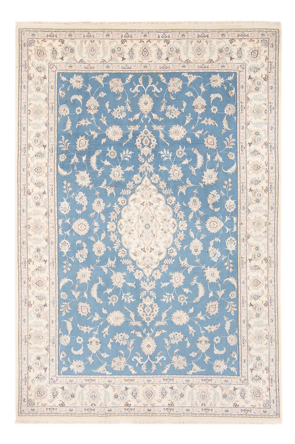 Perser Rug - Nain - 251 x 168 cm - blue