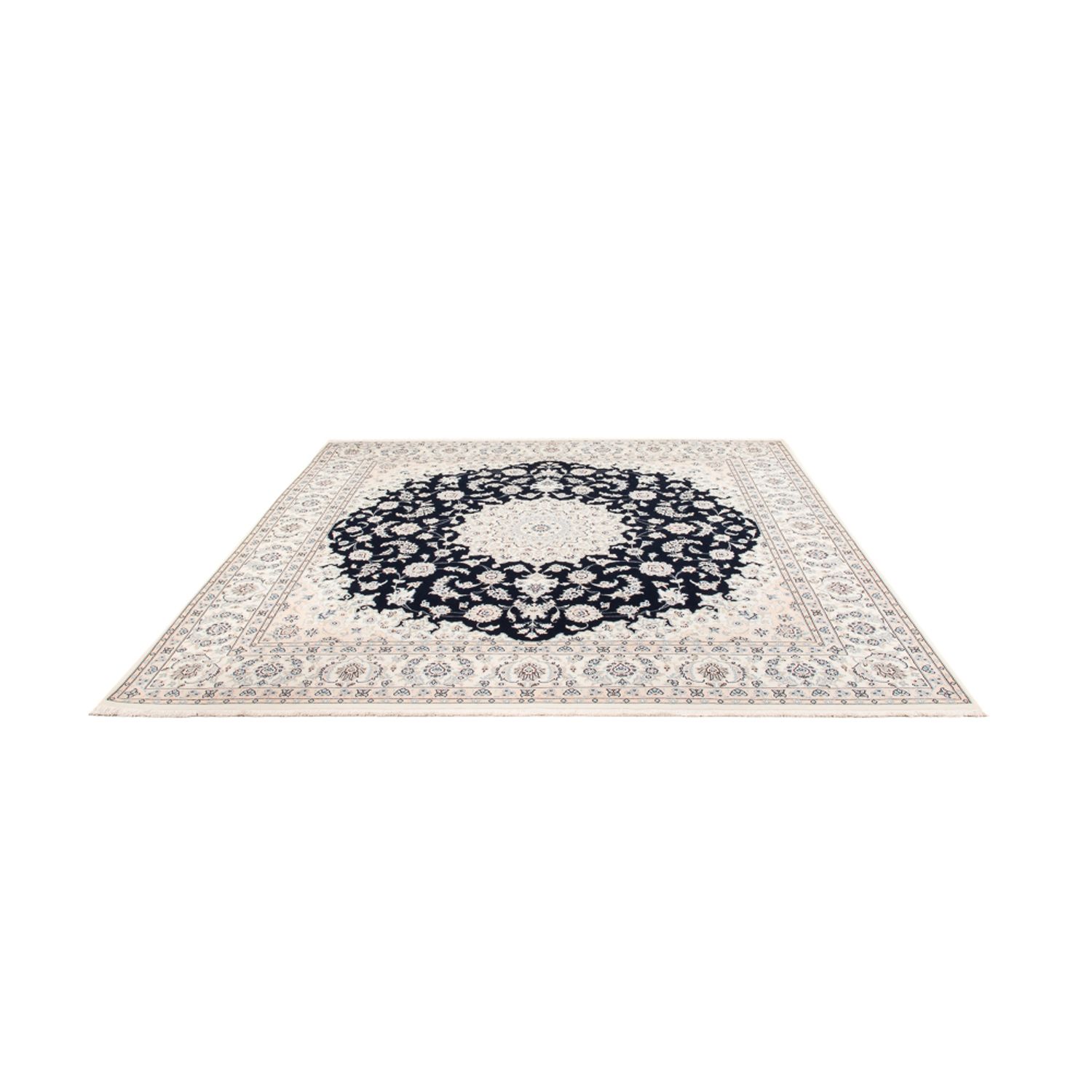 Perser Rug - Nain - 264 x 246 cm - dark blue