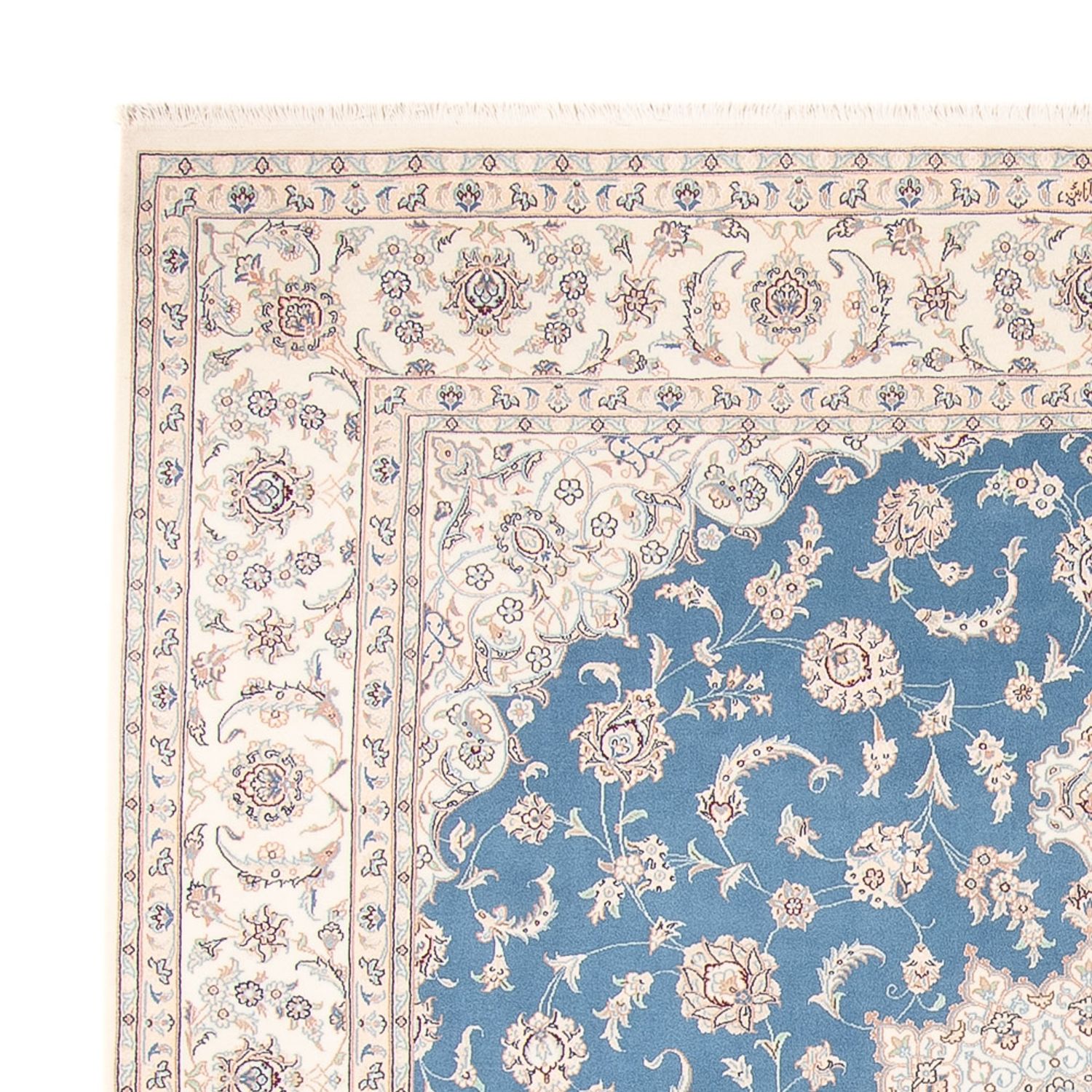 Perser Rug - Nain - 263 x 227 cm - blue