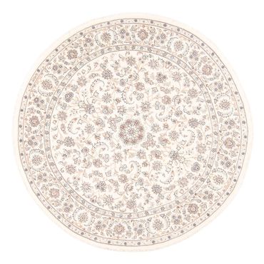 Perser Rug - Nain round  - 203 x 200 cm - cream