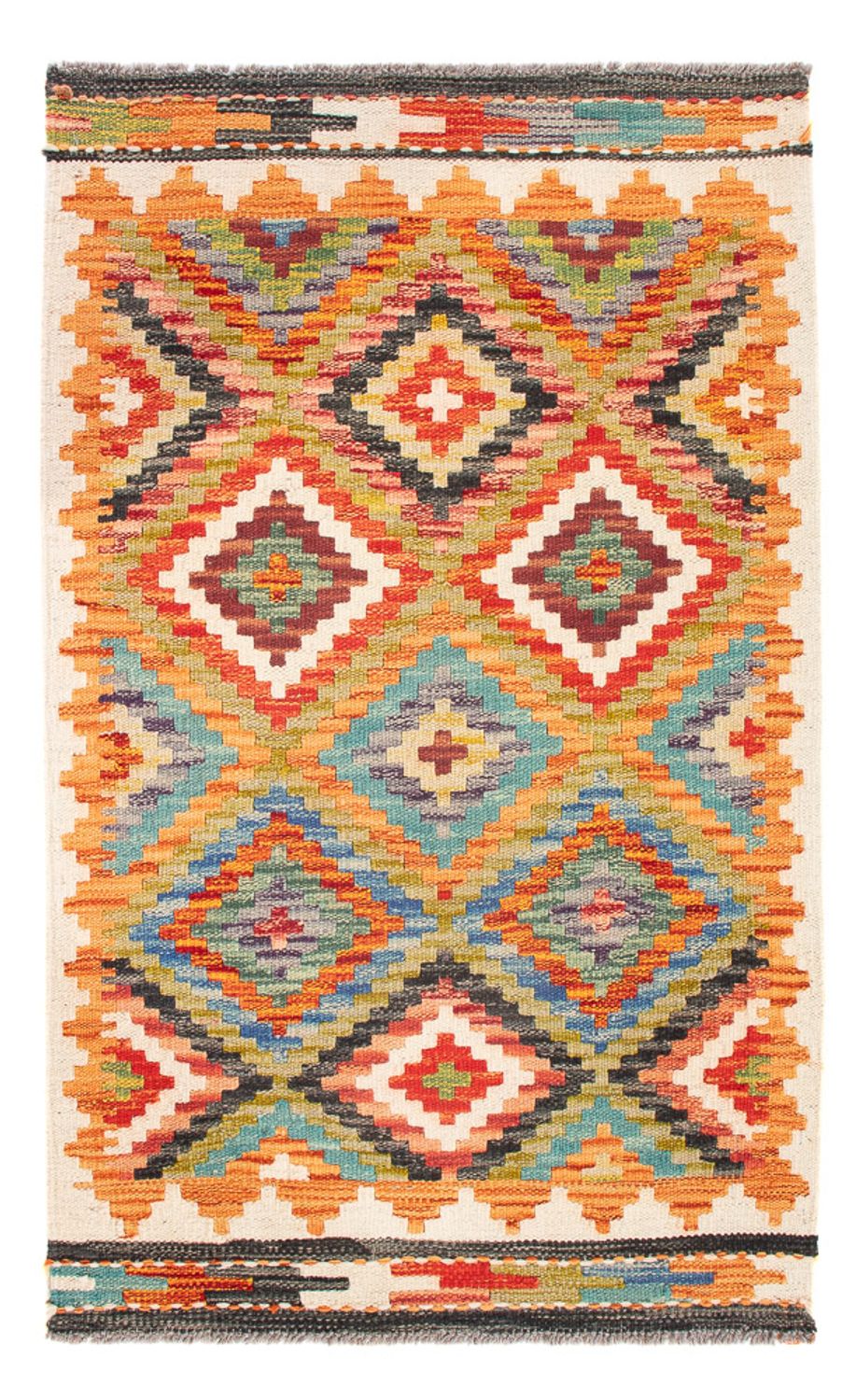 Kelim Rug - Splash - 98 x 60 cm - multicolored