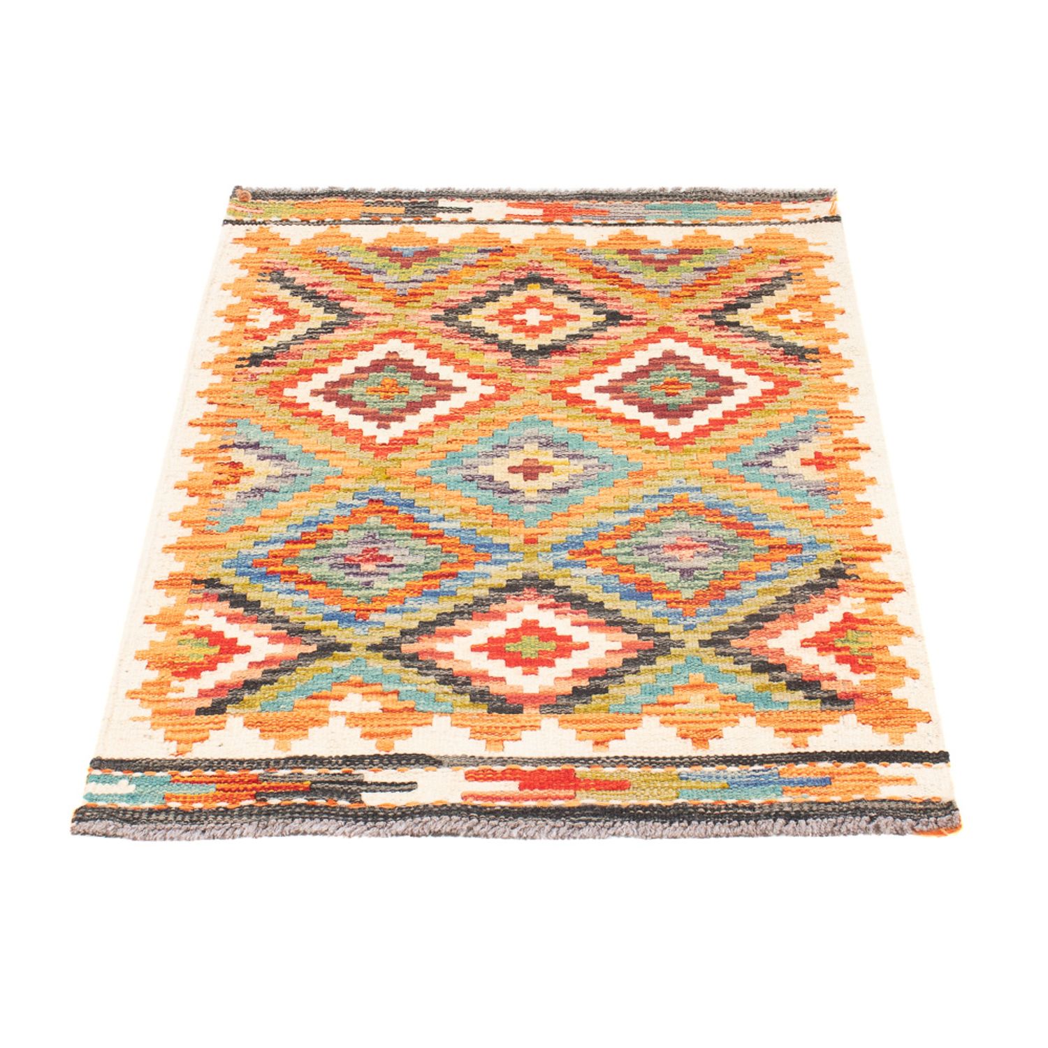 Kelim Rug - Splash - 98 x 60 cm - multicolored