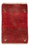 Gabbeh Rug - Perser - 60 x 40 cm - bordeaux red