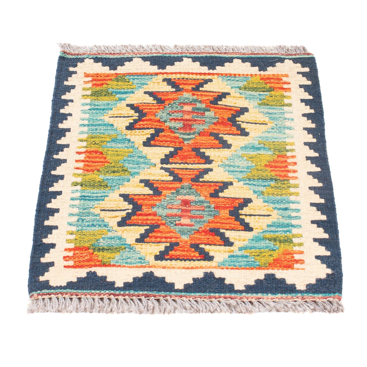 Kelim Rug - Splash - 60 x 40 cm - multicolored