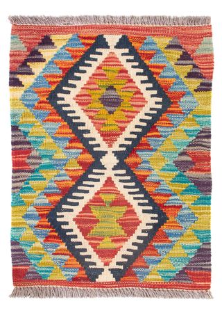 Kelim Rug - Splash - 60 x 40 cm - multicolored