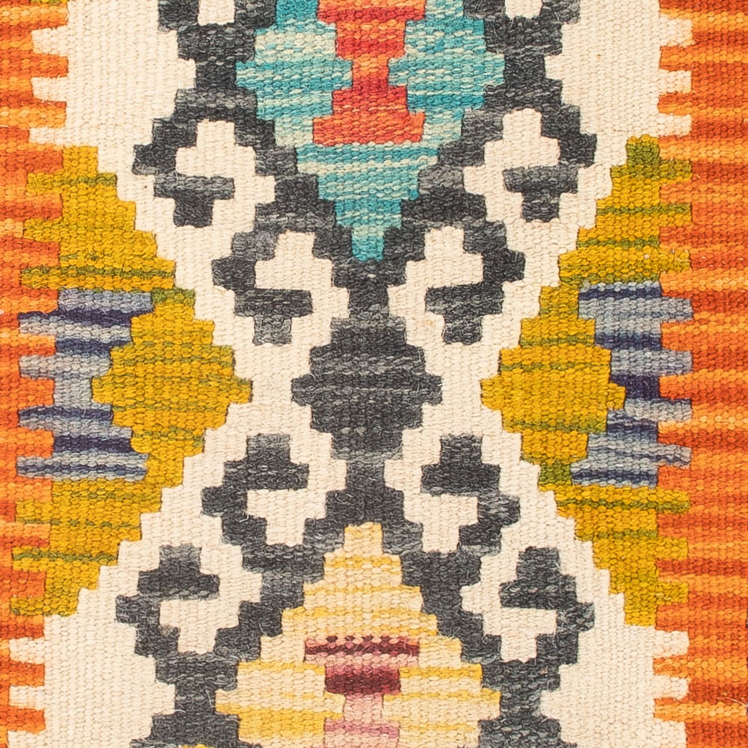 Kelim Rug - Splash - 60 x 40 cm - multicolored