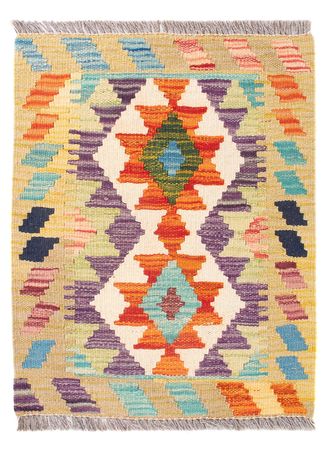 Kelim Rug - Splash - 60 x 40 cm - multicolored