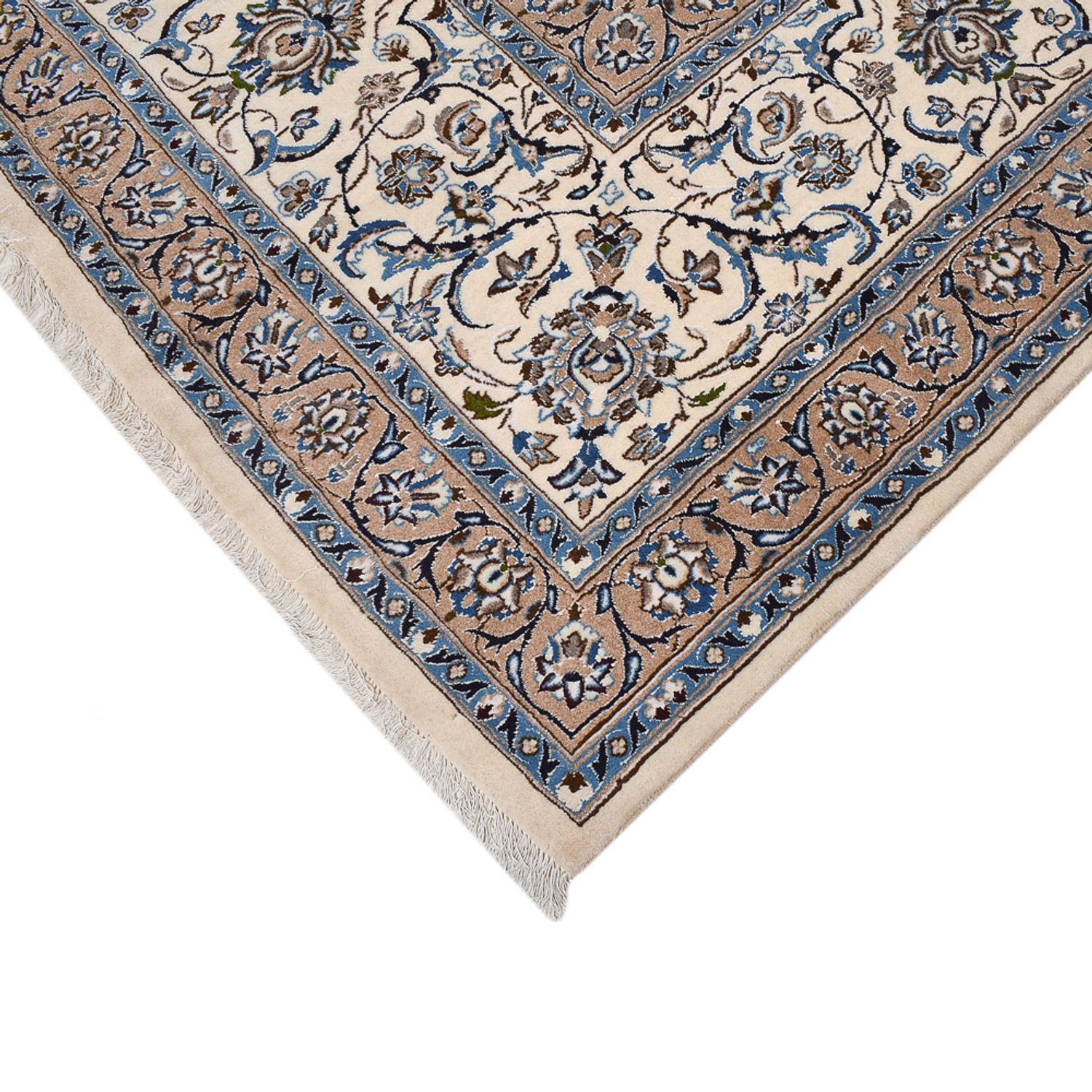 Perser Rug - Nain - Royal - 626 x 400 cm - grey