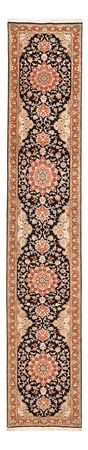 Runner Perser Rug - Tabriz - Royal - 380 x 75 cm - dark blue