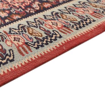 Runner Kelim Rug - Oriental - 395 x 85 cm - dark beige