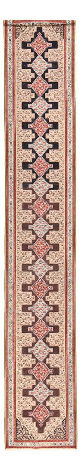 Runner Kelim Rug - Oriental - 495 x 85 cm - dark blue