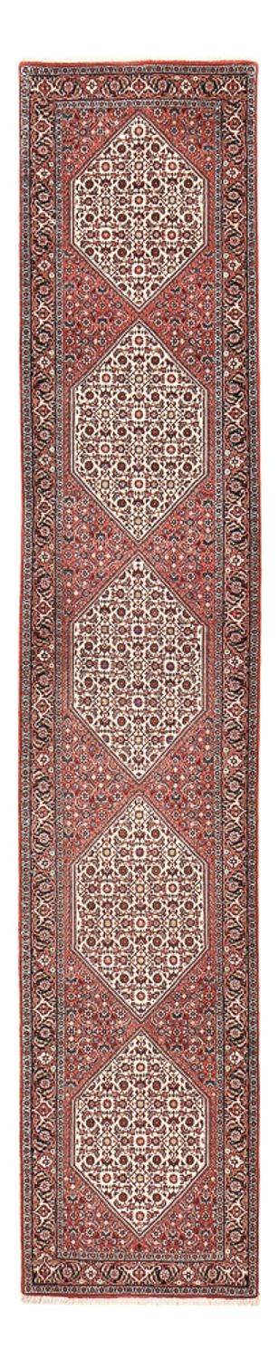 Runner Perser Rug - Bidjar - 397 x 80 cm - terracotta