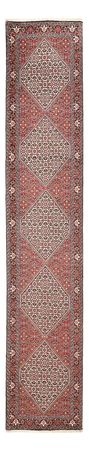 Runner Perser Rug - Bidjar - 389 x 74 cm - brown