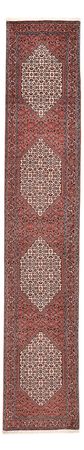 Runner Perser Rug - Bidjar - 400 x 74 cm - brown