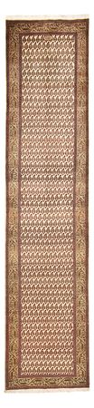 Runner Perser Rug - Tabriz - Royal - 427 x 97 cm - dark beige