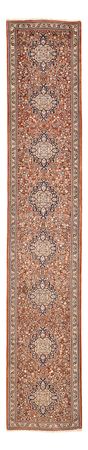 Runner Gabbeh Rug - Kashkuli Perser - 405 x 80 cm - dark beige