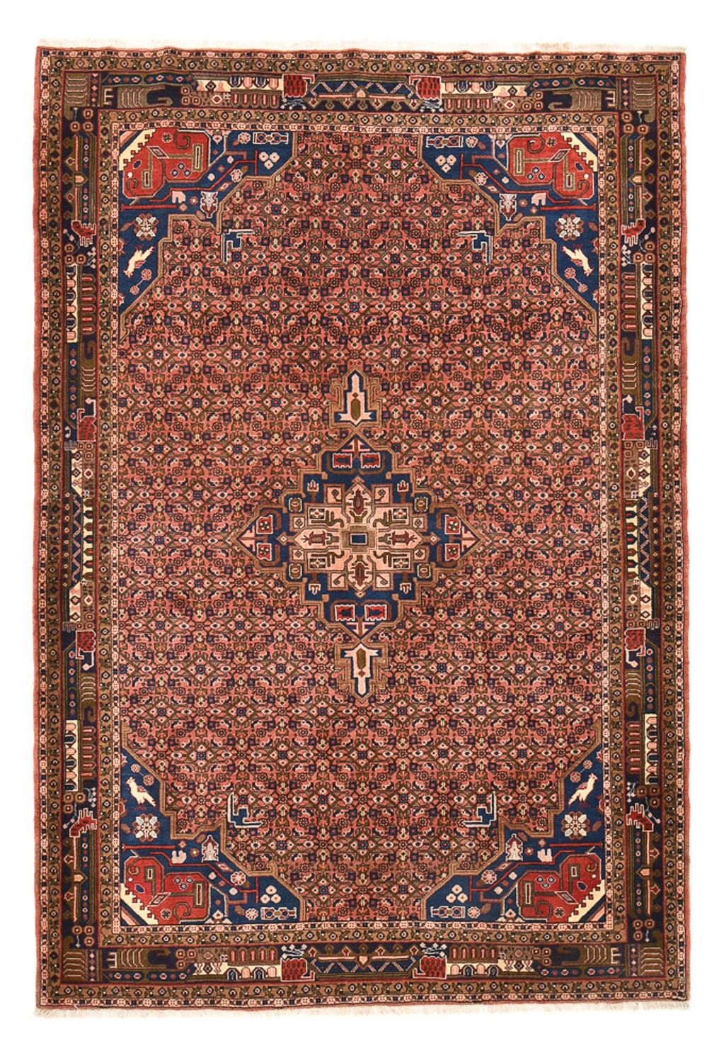 Perser Rug - Nomadic - 286 x 206 cm - dark red