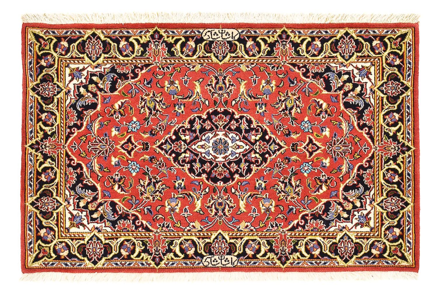 Perser Rug - Keshan - 100 x 70 cm - red