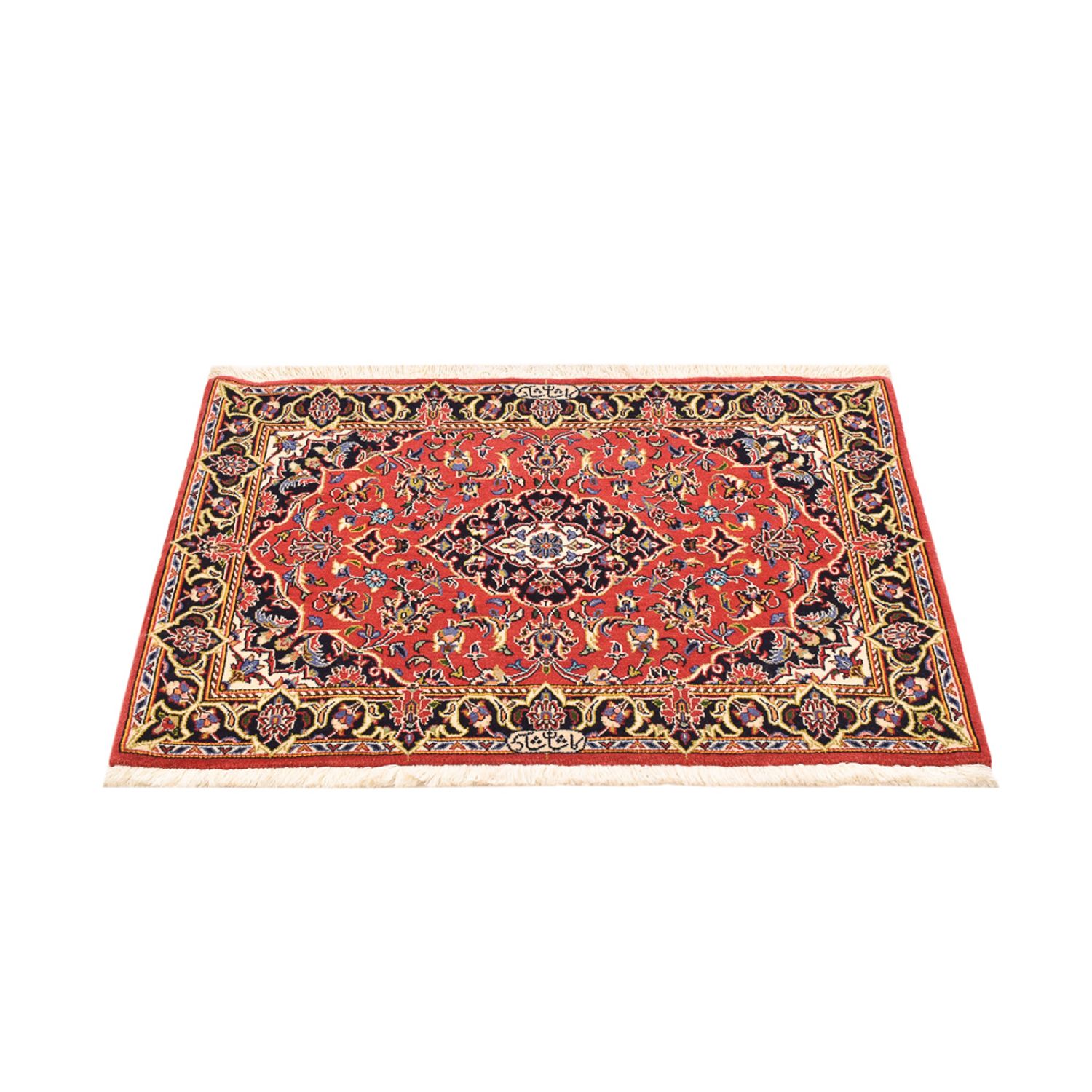 Perser Rug - Keshan - 100 x 70 cm - red