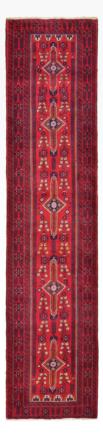 Runner Belutsch Rug - 416 x 100 cm - red