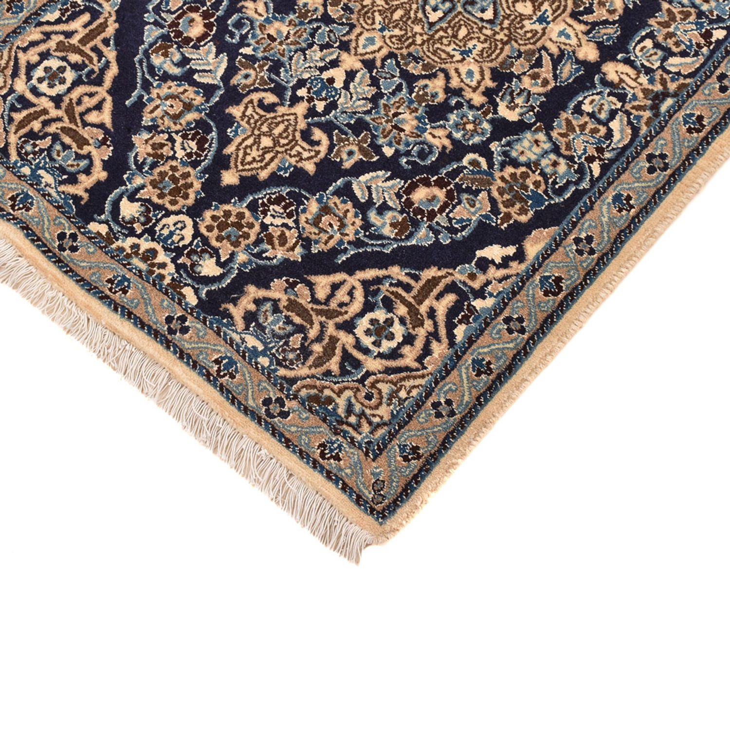 Runner Perser Rug - Nain - Royal - 188 x 65 cm - dark blue