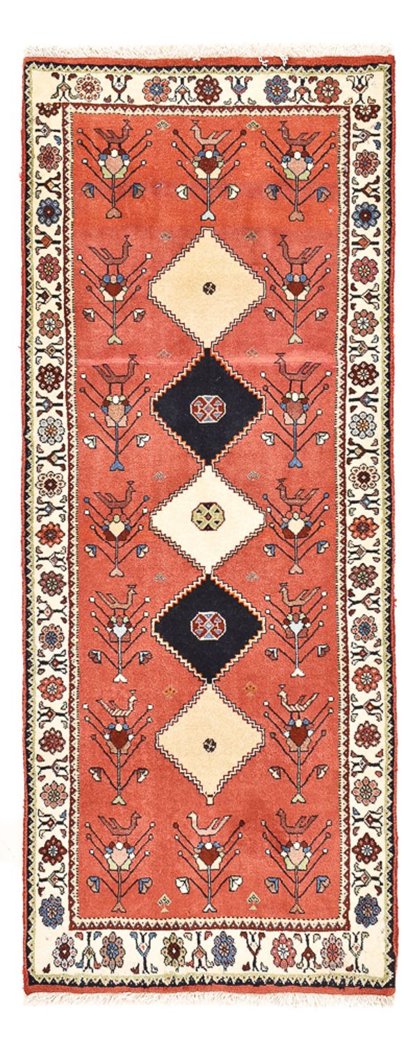 Runner Gabbeh Rug - Kashkuli Perser - 162 x 65 cm - light red