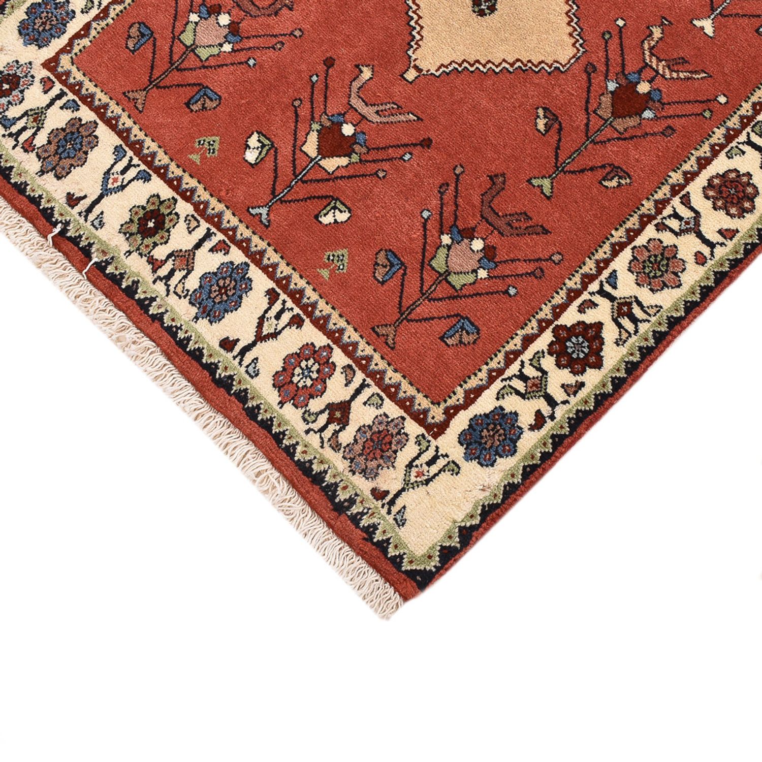 Runner Gabbeh Rug - Kashkuli Perser - 162 x 65 cm - light red