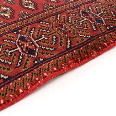 Runner Turkaman Rug - 369 x 86 cm - red