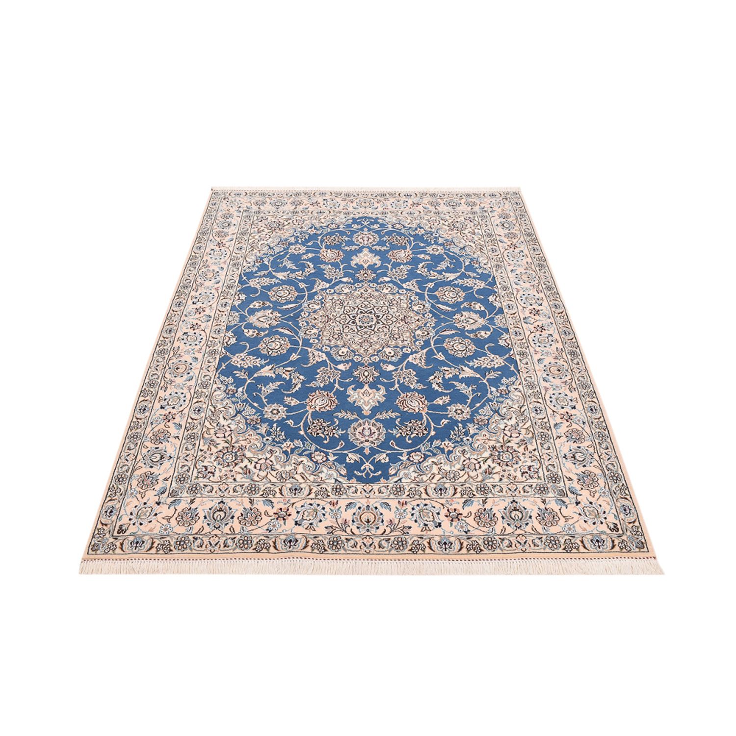 Perser Rug - Nain - Royal - 202 x 151 cm - blue