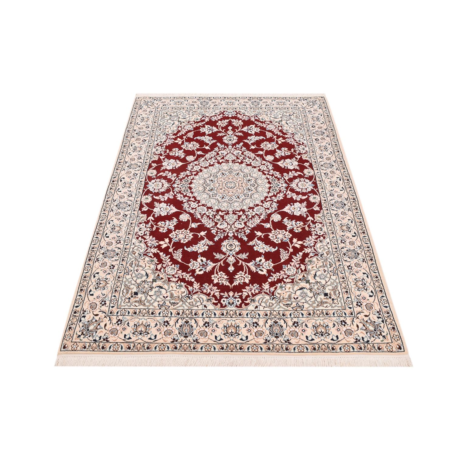 Perser Rug - Nain - Royal - 195 x 127 cm - red