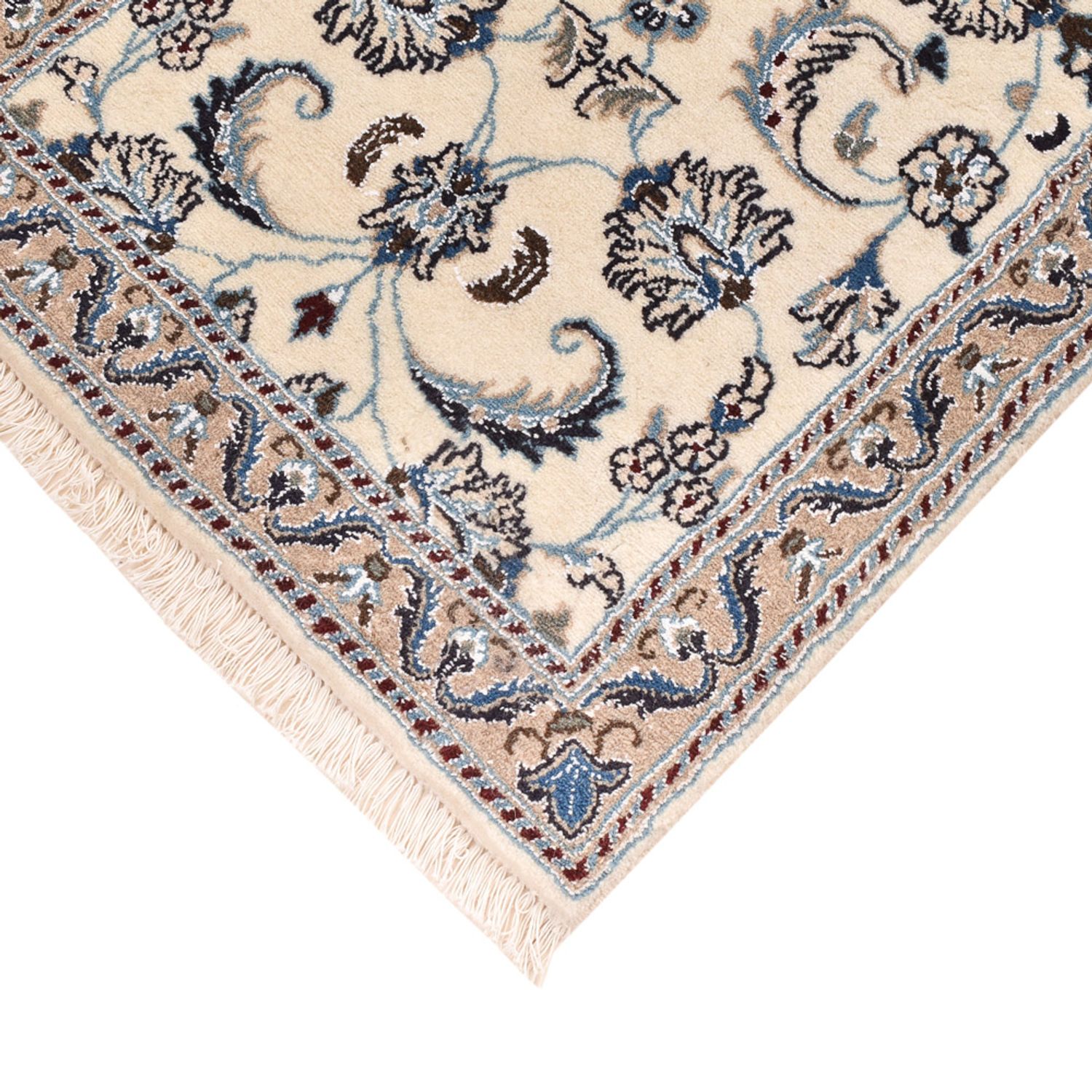 Runner Perser Rug - Nain - Royal - 198 x 59 cm - cream