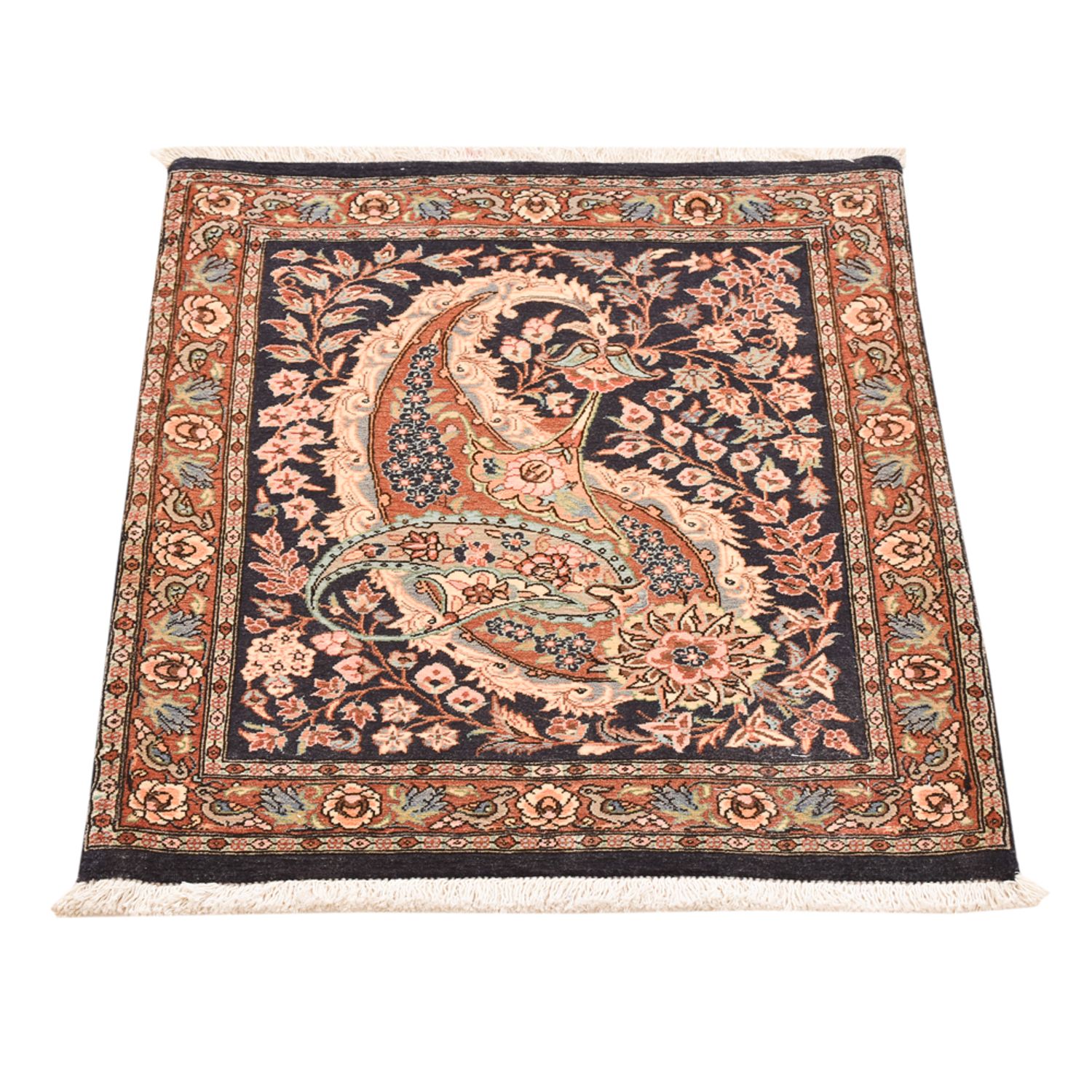 Perser Rug - Ghom - 77 x 60 cm - multicolored