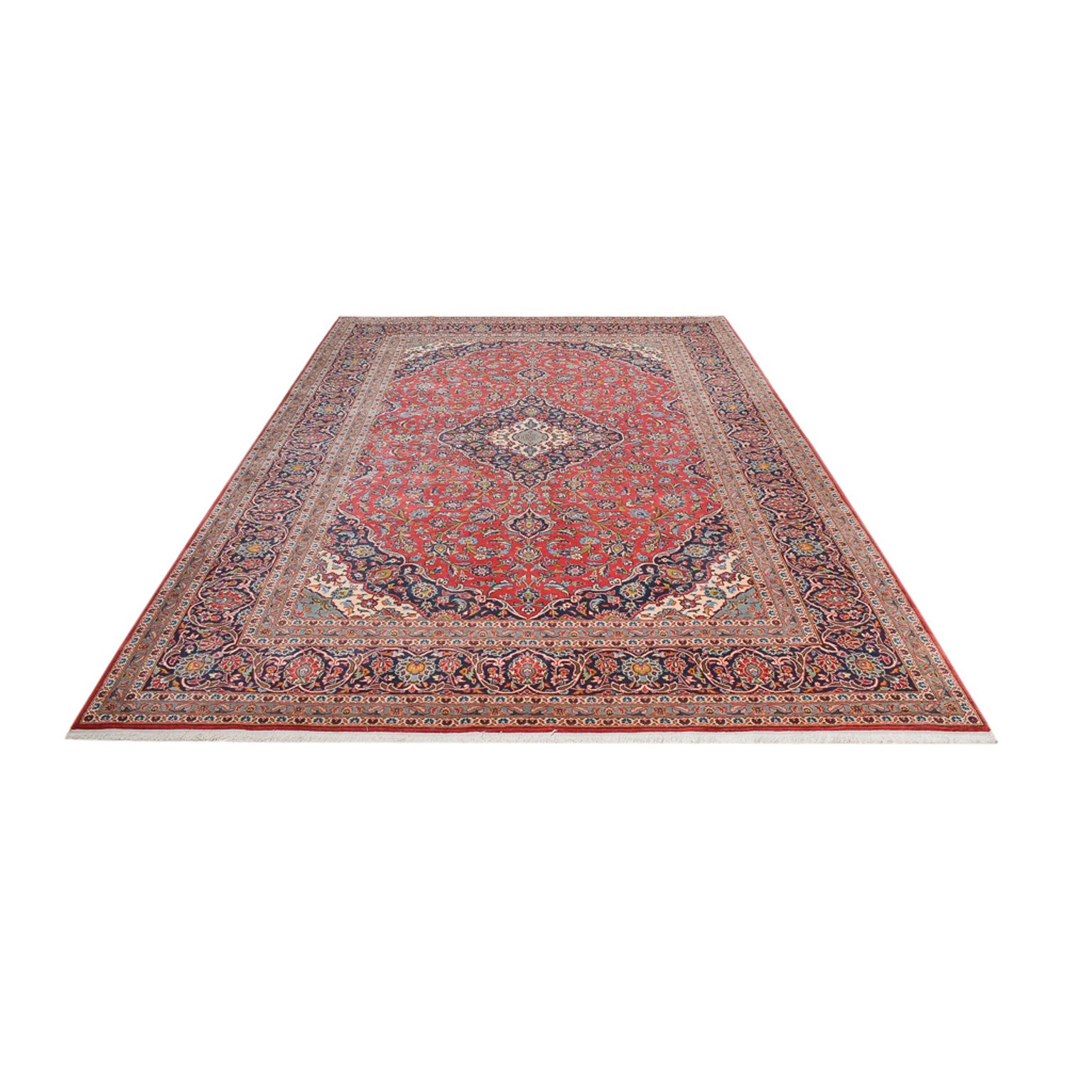 Perser Rug - Keshan - 350 x 246 cm - red