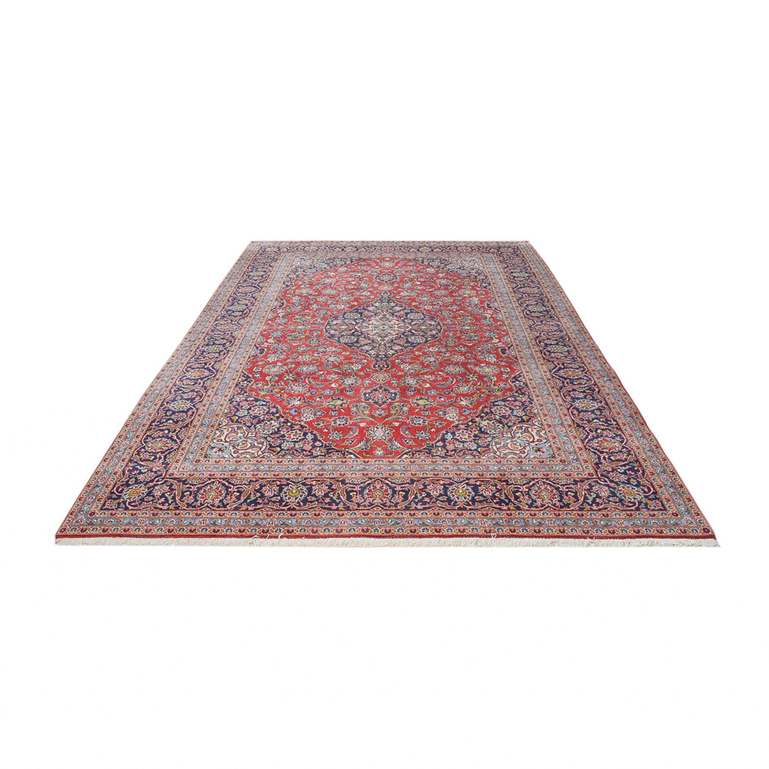 Perser Rug - Keshan - 342 x 248 cm - red