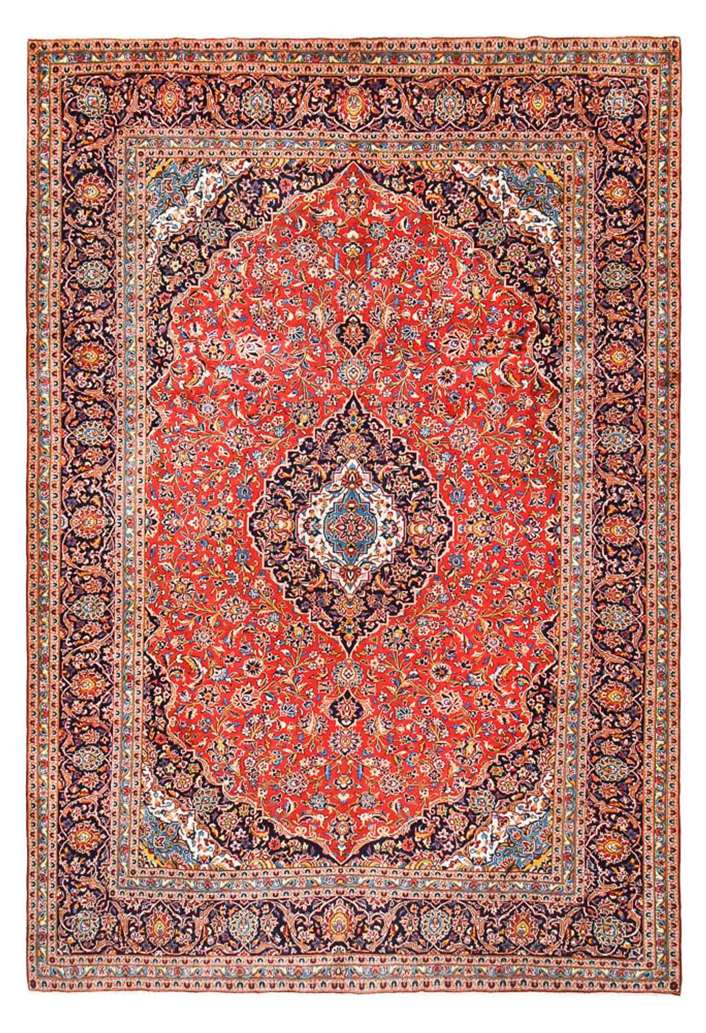 Perser Rug - Keshan - 422 x 296 cm - red