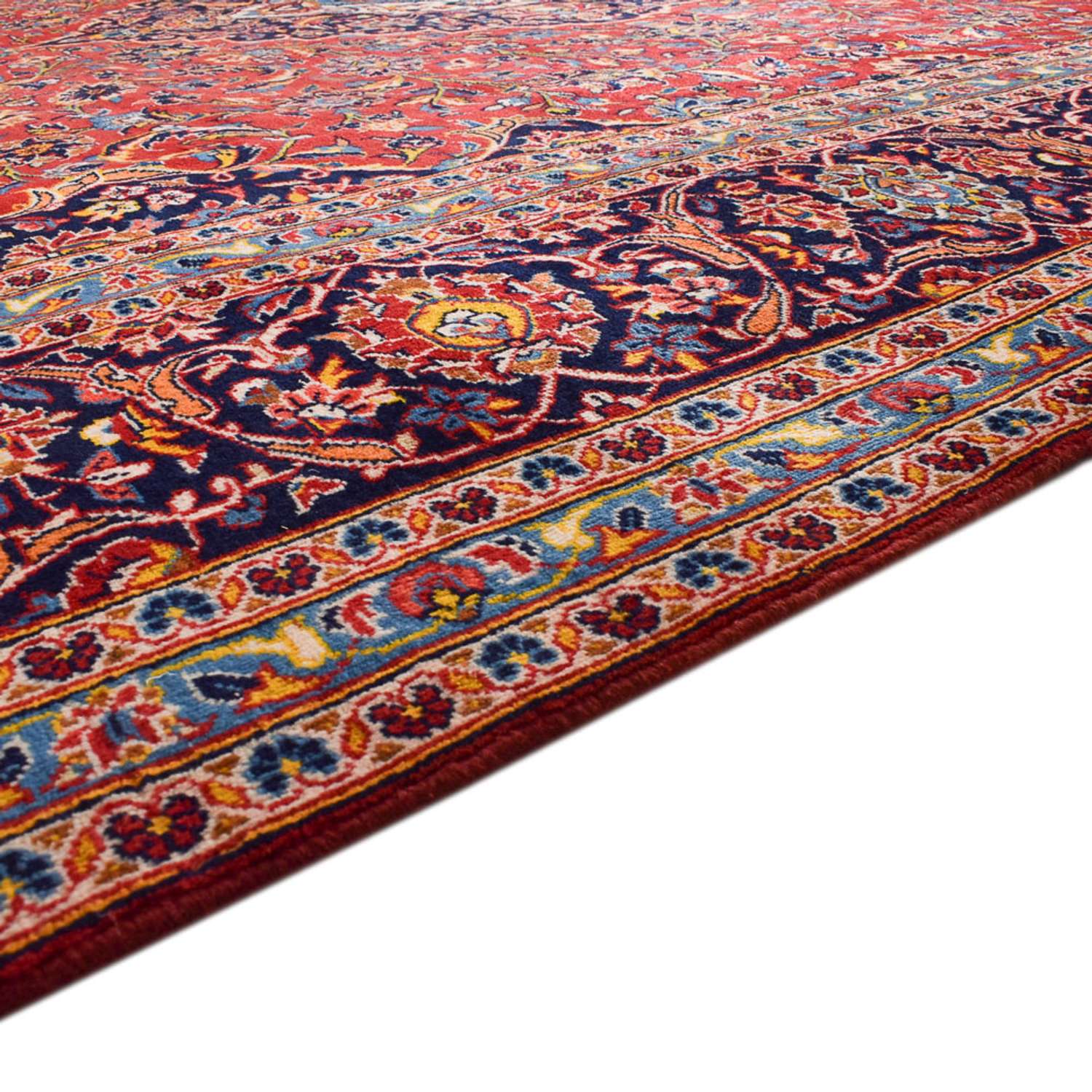 Perser Rug - Keshan - 422 x 296 cm - red