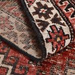 Runner Vintage Rug - 194 x 108 cm - red