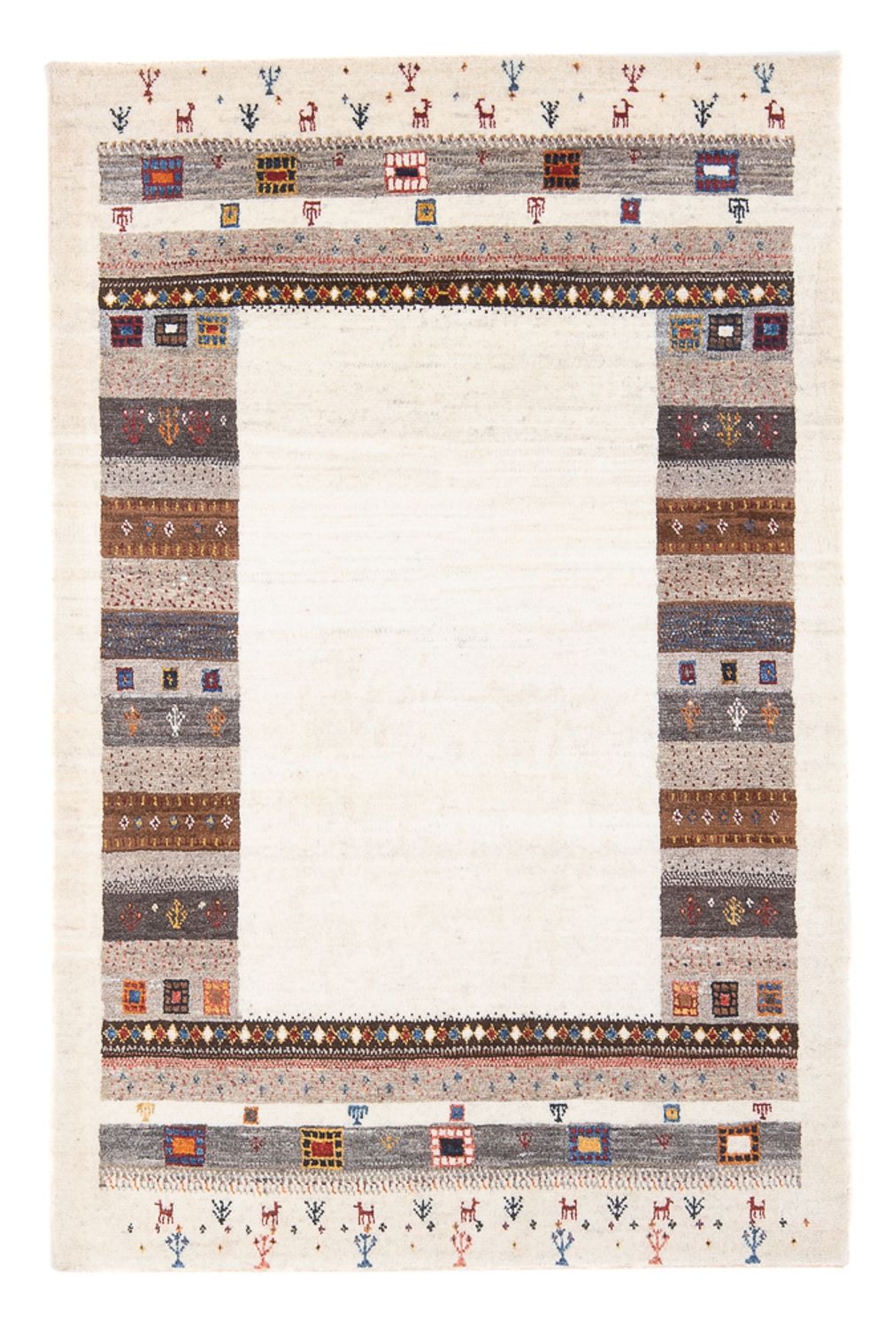 Gabbeh Rug - Loribaft Perser - 136 x 85 cm - multicolored