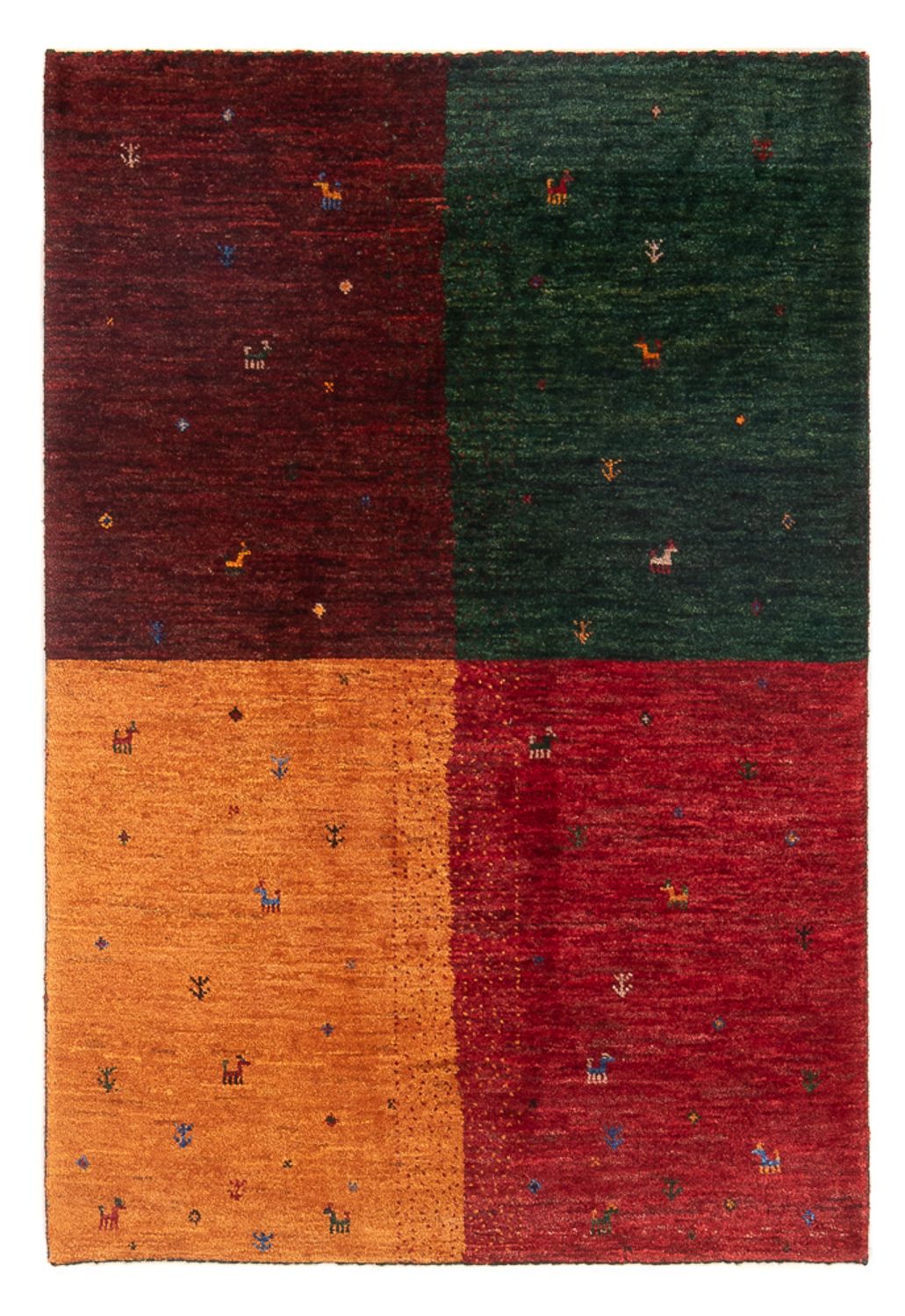 Gabbeh Rug - Loribaft Perser - 126 x 82 cm - multicolored