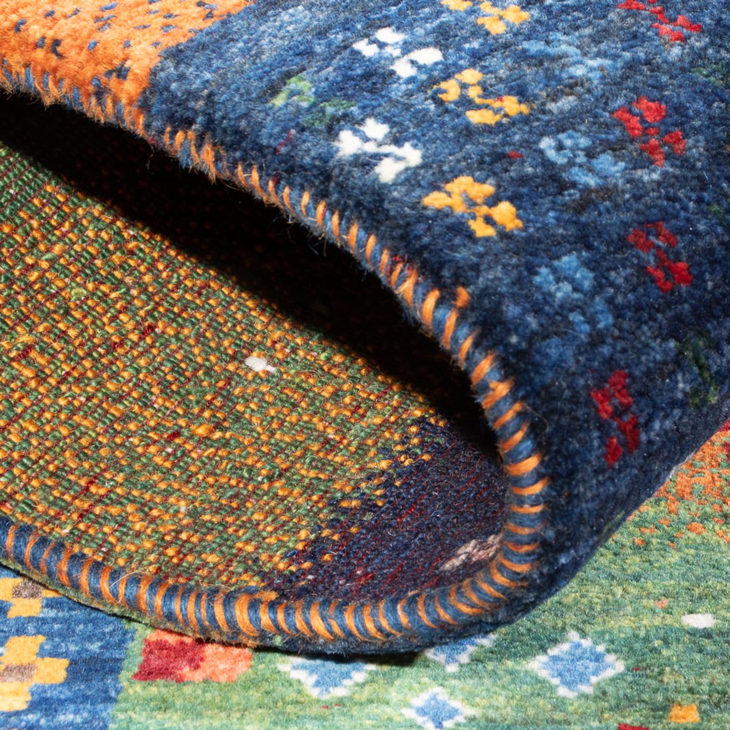 Gabbeh Rug - Loribaft Perser - 129 x 86 cm - multicolored