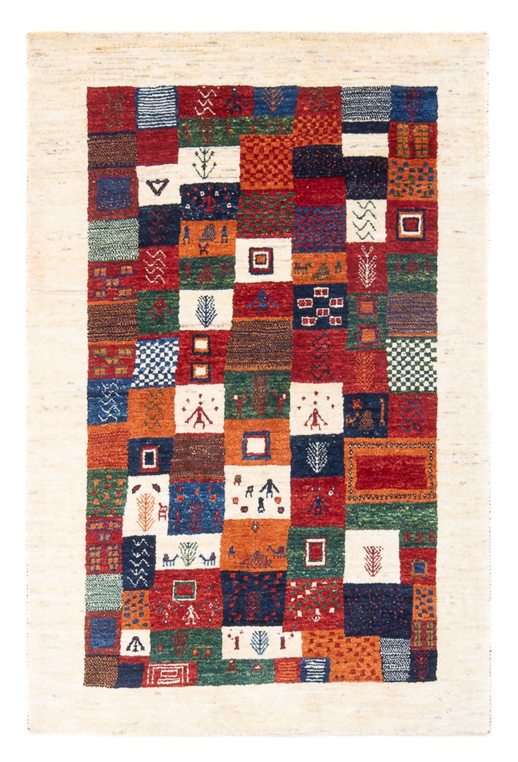 Gabbeh Rug - Loribaft Perser - 130 x 84 cm - multicolored