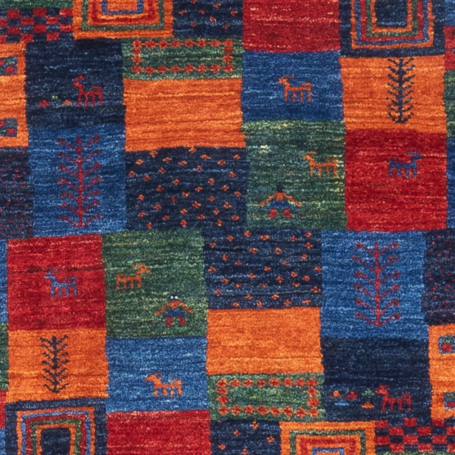 Gabbeh Rug - Loribaft Perser - 132 x 86 cm - multicolored