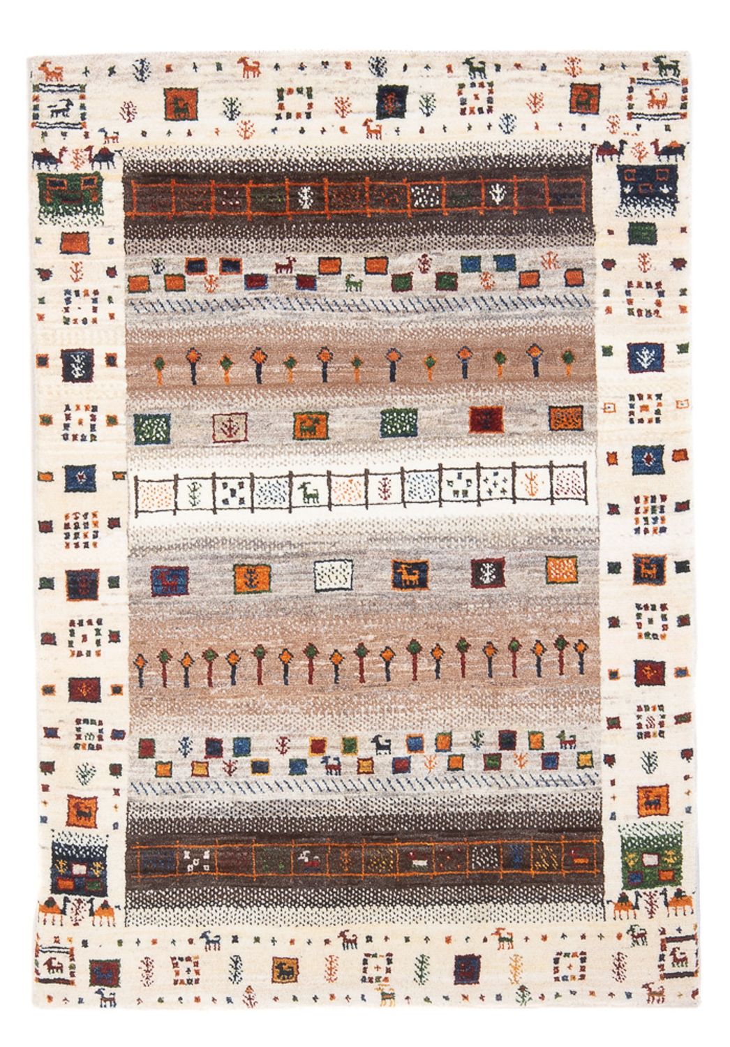 Gabbeh Rug - Loribaft Perser - 127 x 84 cm - multicolored