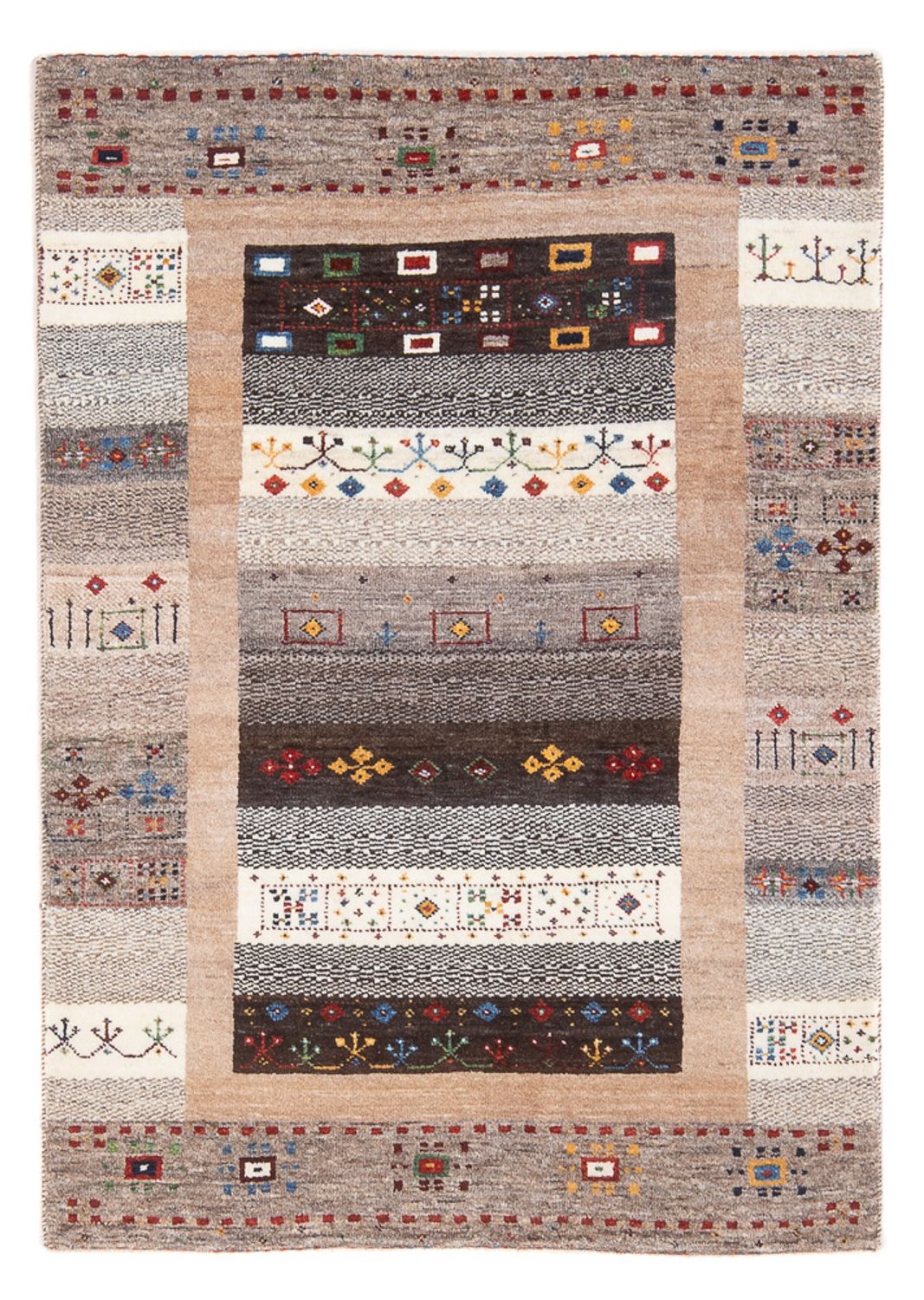 Gabbeh Rug - Loribaft Perser - 127 x 83 cm - multicolored