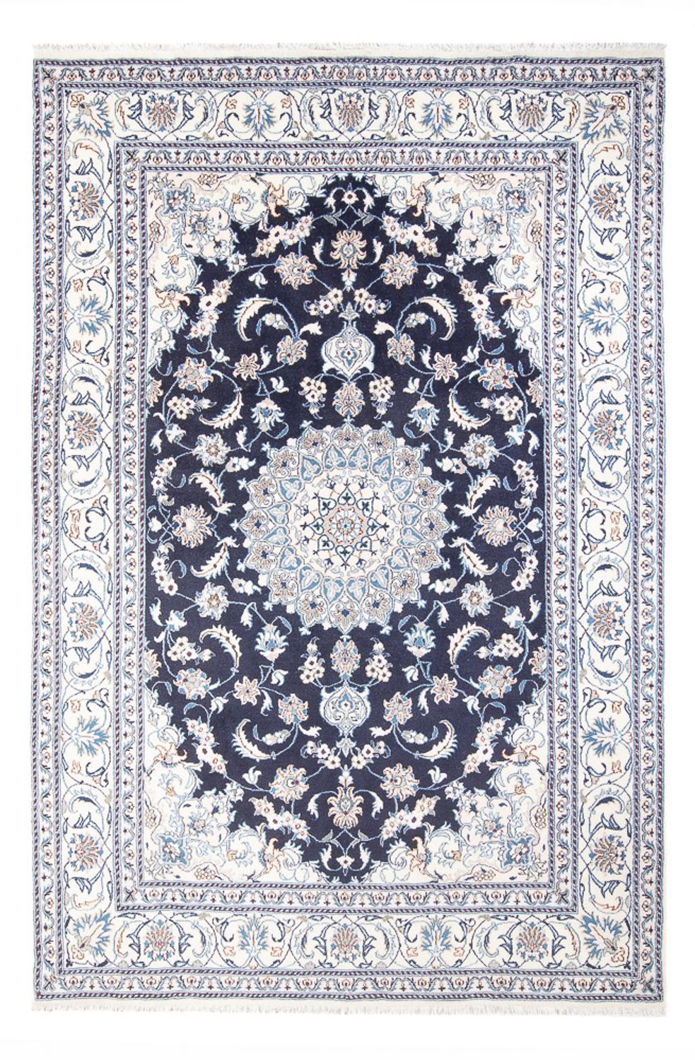 Perser Rug - Nain - 302 x 194 cm - dark blue