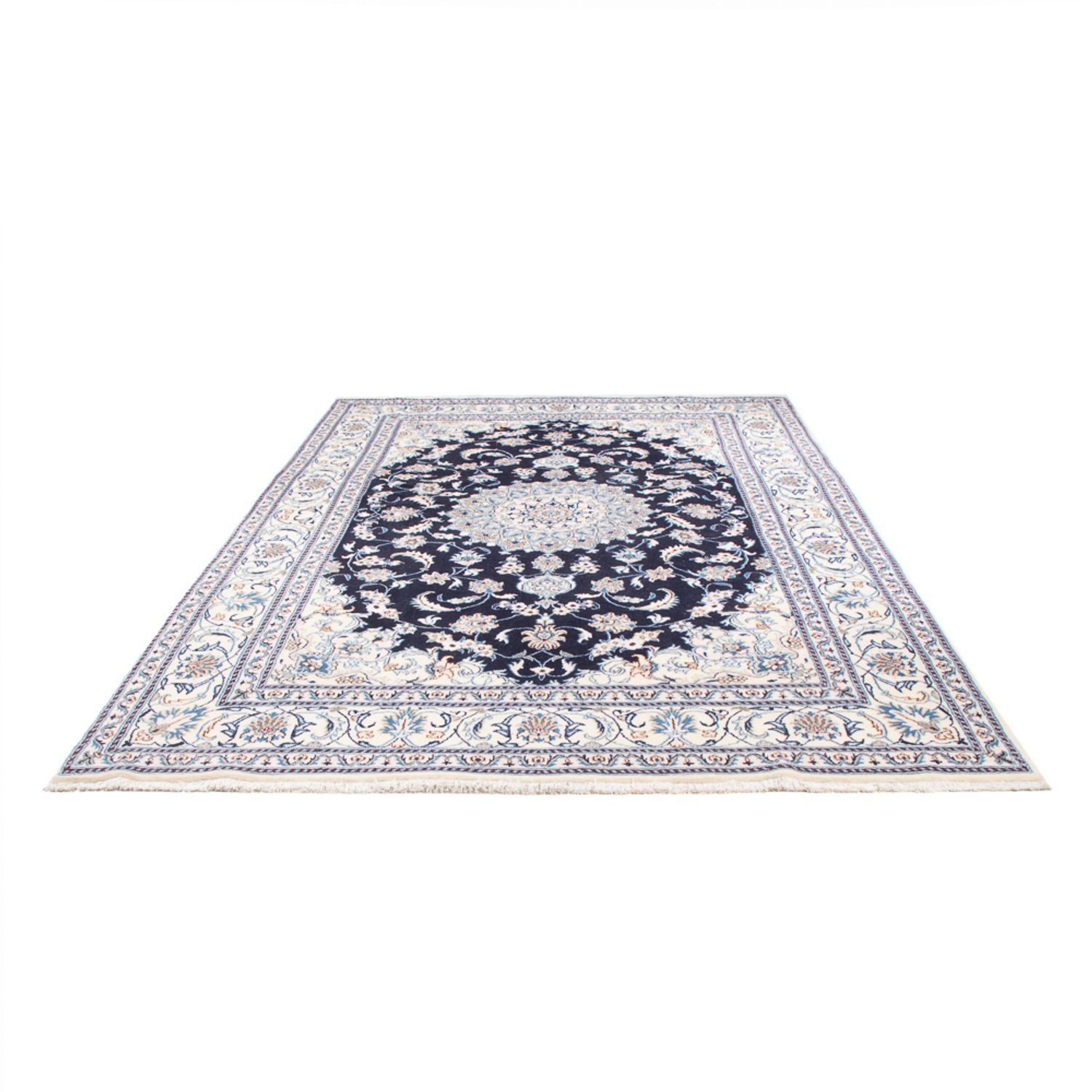 Perser Rug - Nain - 302 x 194 cm - dark blue