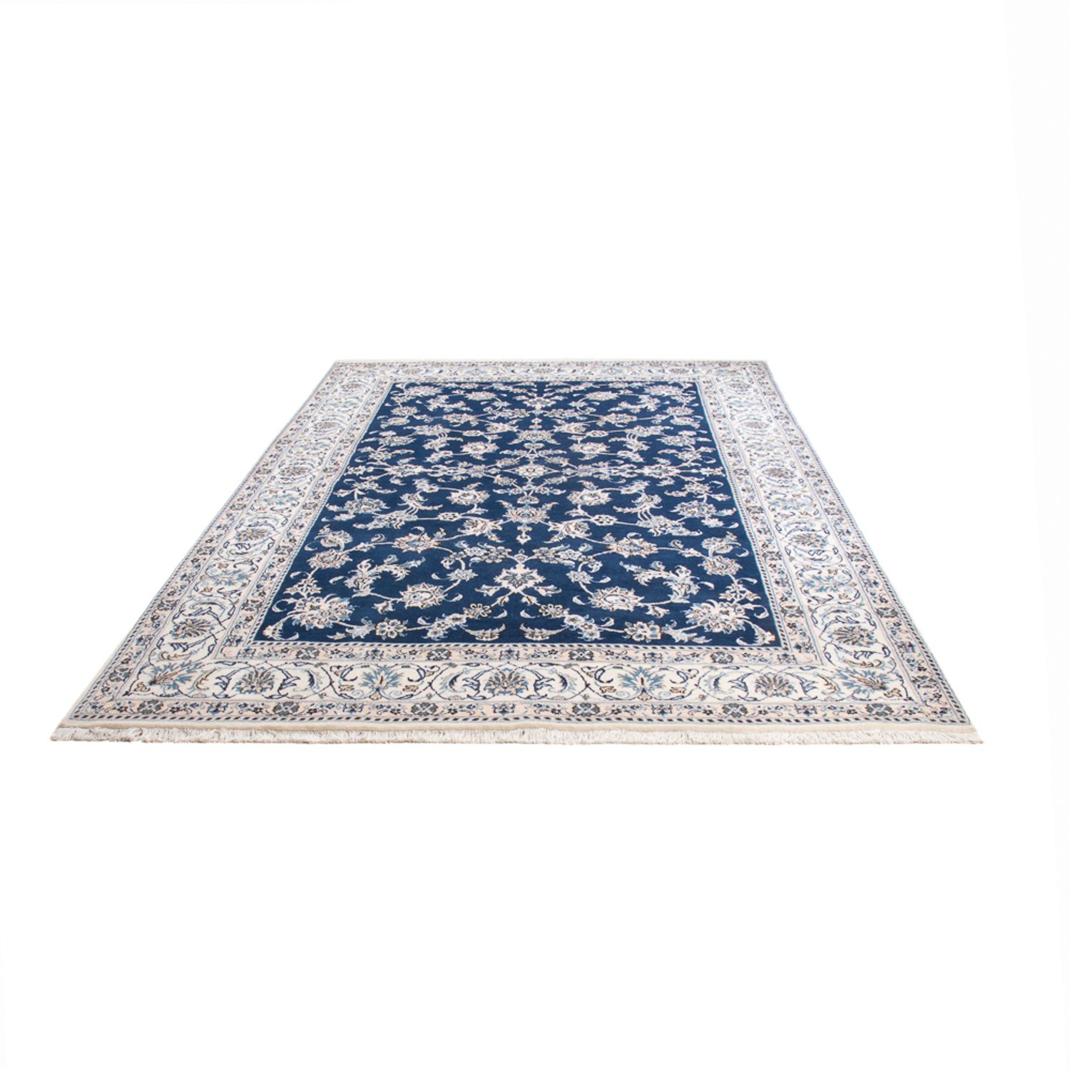 Perser Rug - Nain - 291 x 194 cm - blue