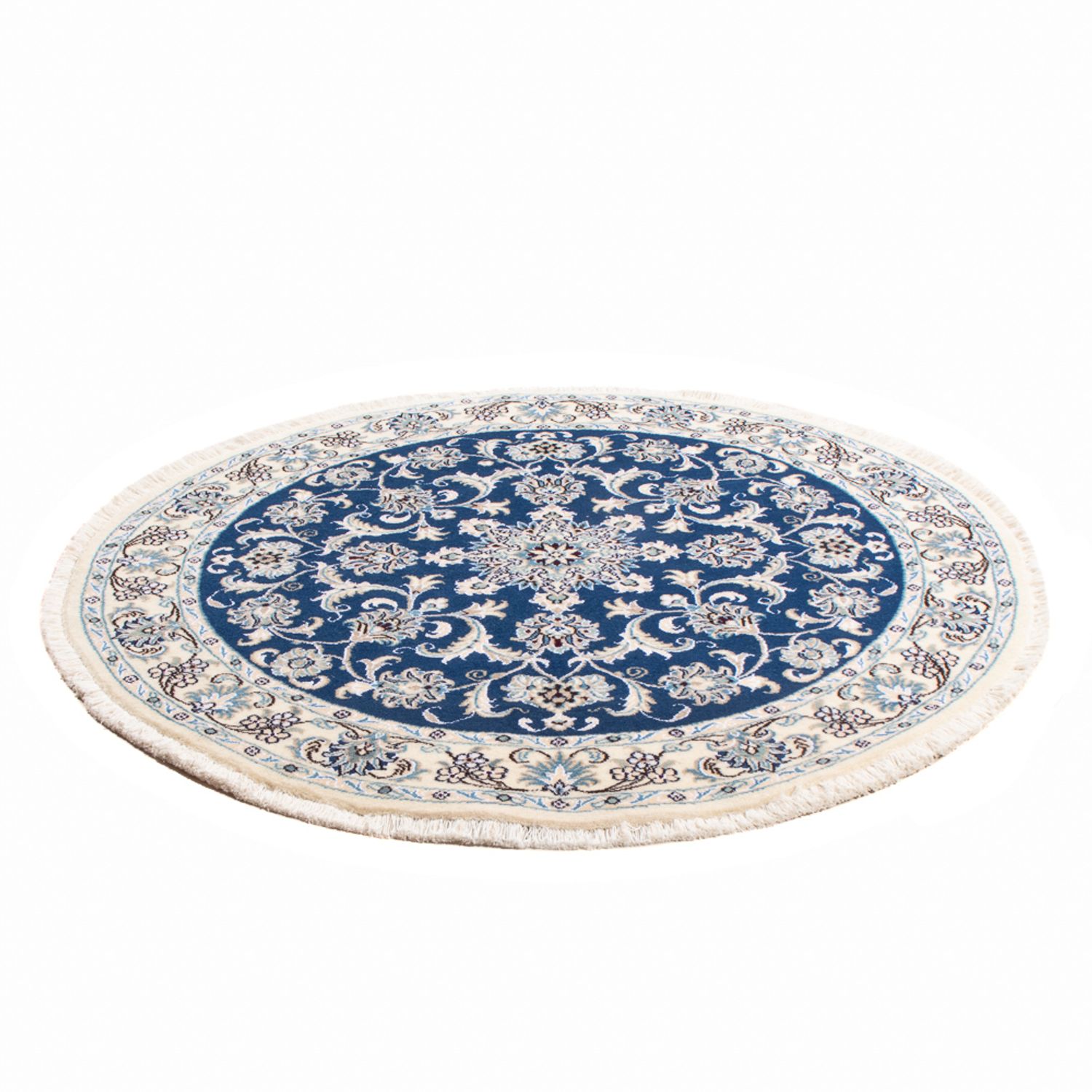 Perser Rug - Nain round  - 150 x 150 cm - blue