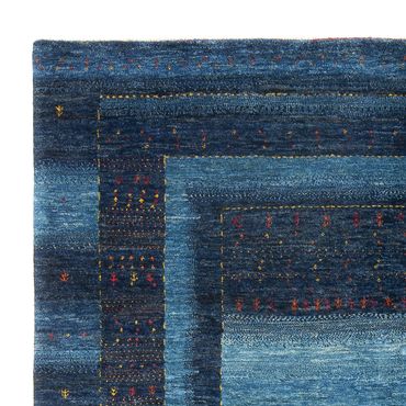 Gabbeh Rug - Loribaft Perser - 216 x 183 cm - dark blue