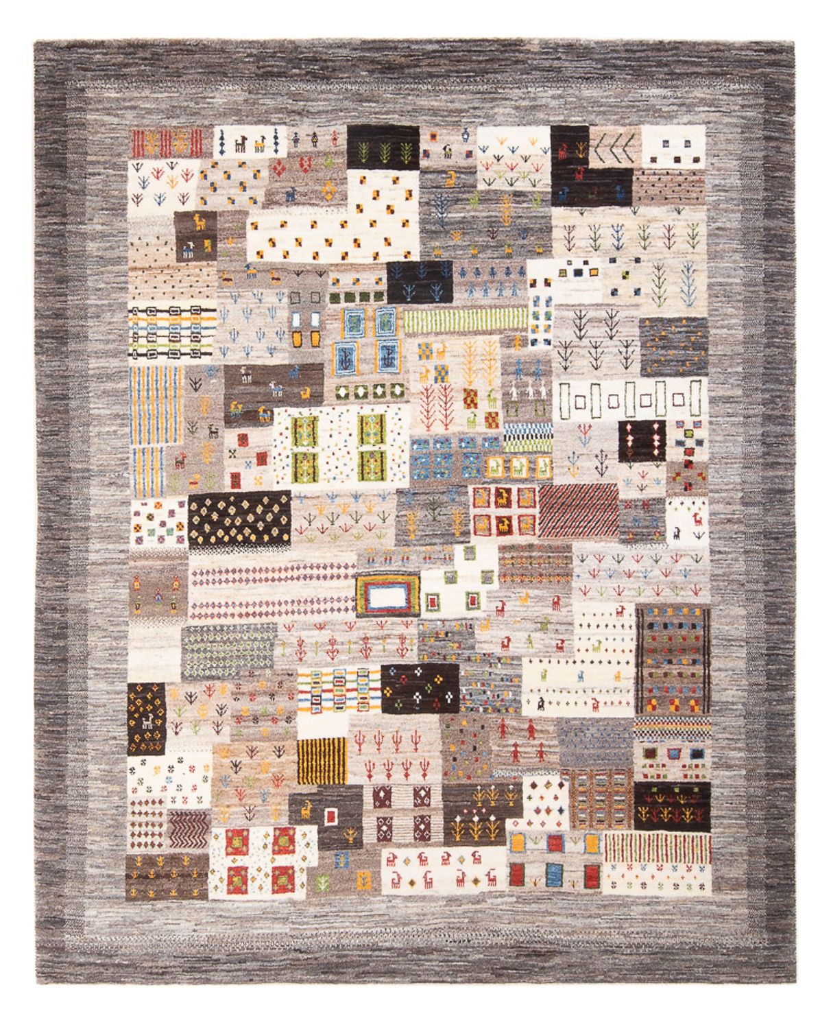 Gabbeh Rug - Loribaft Perser - 255 x 196 cm - multicolored